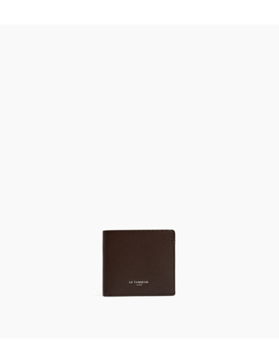 Porte cartes horizontal Lucien en cuir signature T