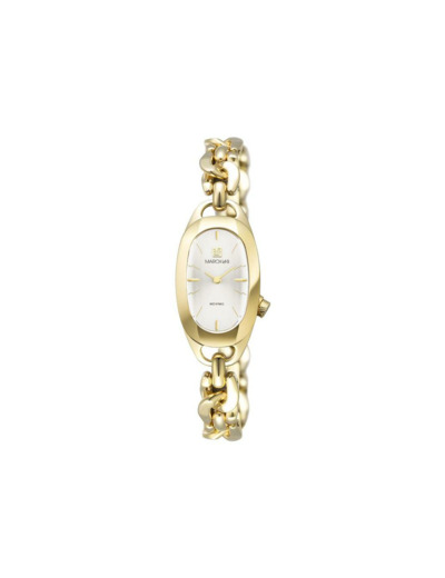 Montre March LA.B OBLONGUE ELECTRIQUE 20 MM - CONTINENTAL - Gourmette Dorée