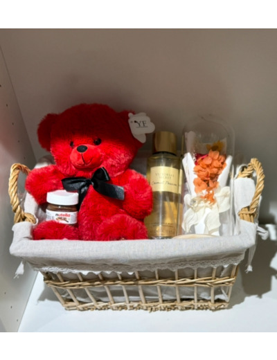 Panier naissance amour sucré