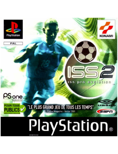 Jeu PS1 ISS Pro Evolution 2