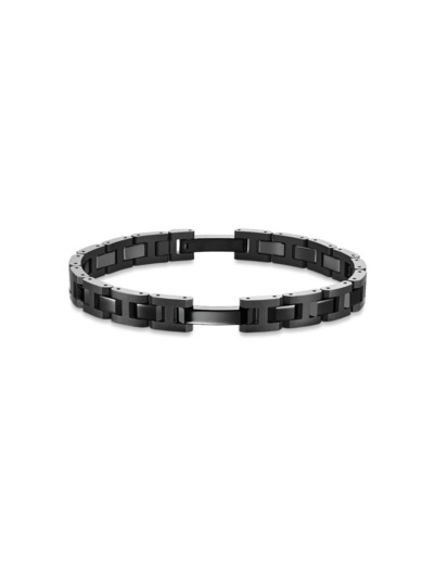 Bracelet Herbelin Cap Camarat en céramique noire polie et sablée