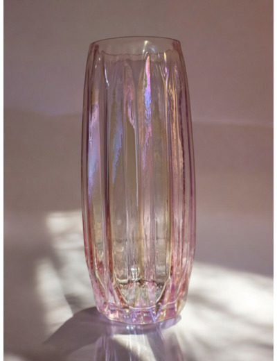 Vase quartz rosé