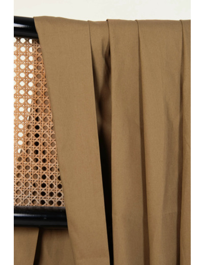 Atelier Brunette - Gabardine Déperlante Unie Iced Mocha