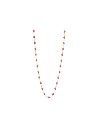 Collier Gigi Clozeau Classique en or jaune et résine galaxy, 42cm