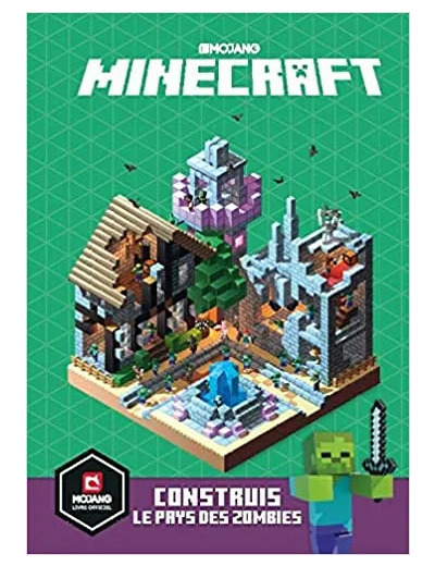 Livre Minecraft - Construis Le Pays Des Zombies