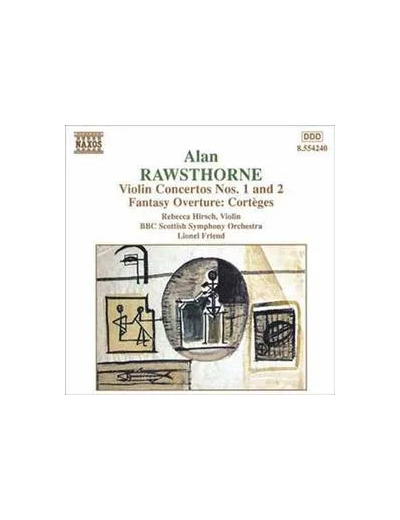 Cd Concertos pour violon nos. 1 & 2, Corteges Hirsch, violon