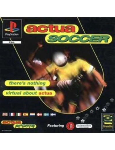 Jeu PS1 Actua Soccer