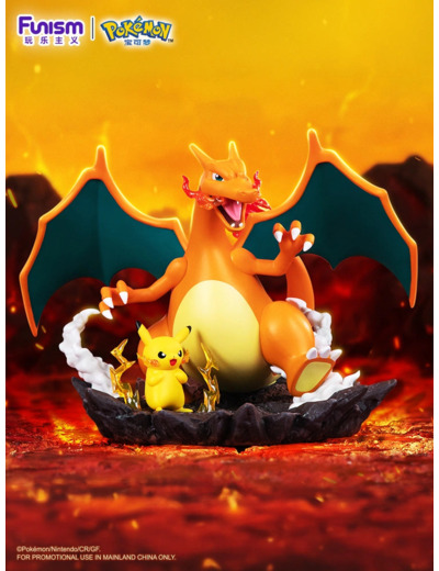 [FIGURINE] POKEMON - FUNISM Prime - Dracaufeu et Pikachu