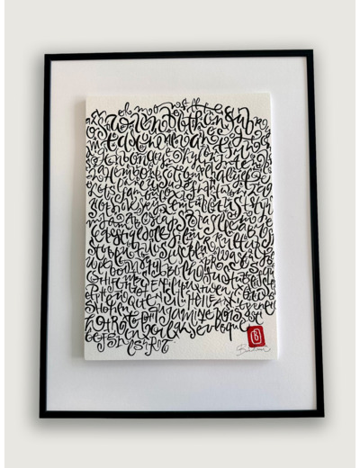 P181023 - Encre de chine sur papier - 21x29,7 cm