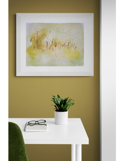 Encre sur papier. Format 30x42 cm.