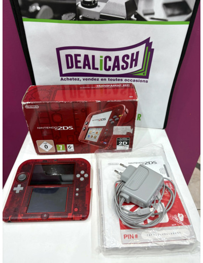 Console Nintendo 2DS - Transparente rouge