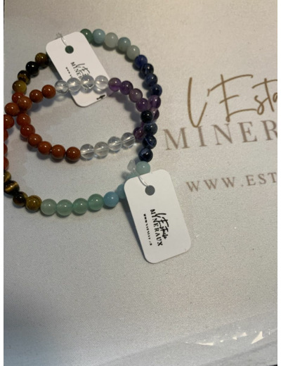 Bracelet 7 chakras 6 mm