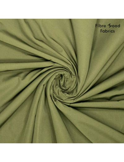 Fibre Mood - Tissu Toile Déperlante "Clementine" Uni Couleur Kaki