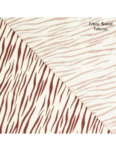 Fibre Mood - Tissu Popeline de Coton "India" Imprimé Animal