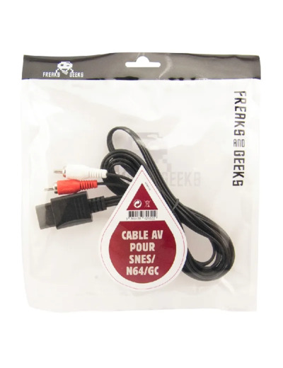 Cable Video Av Snes/n64/gc Freaks And Geeks 900150