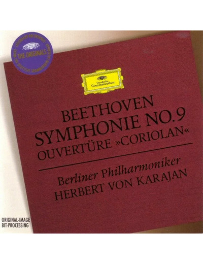 Cd Beethoven, Berliner Philharmoniker, Herbert von Karajan - Symphonie No.9 / Ouvertüre »Coriolan« (1995)