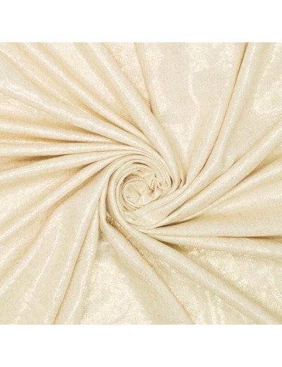 Fibre Mood - Tissu Lin et Viscose  "Mirri" Effet Légèrement Doré