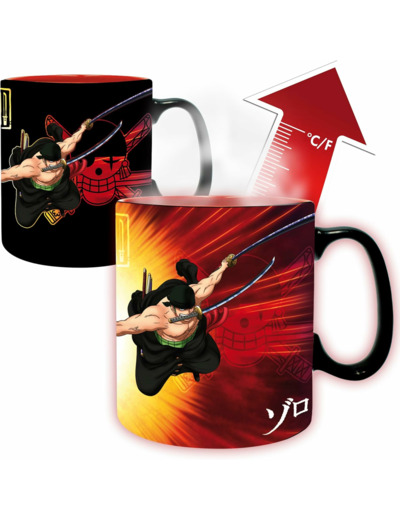 [MUG] ONE PIECE - Mug Heat Change - 460 ml - Zoro & Sanji