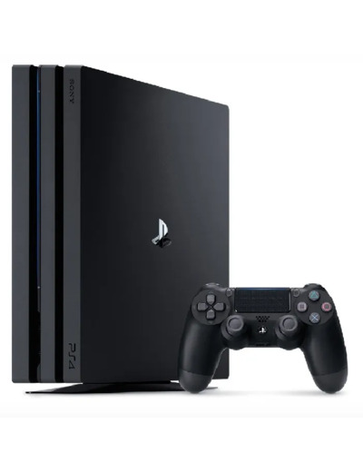 Console Sony Playstation 4 Ps4 Pro 1to noire avec une manette