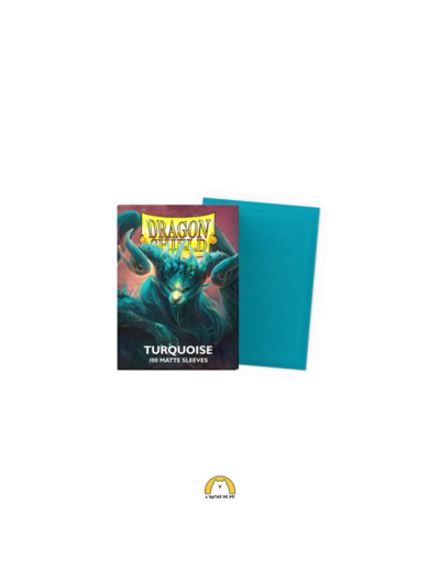 Sleeves Dragon Shield Matte : Turquoise