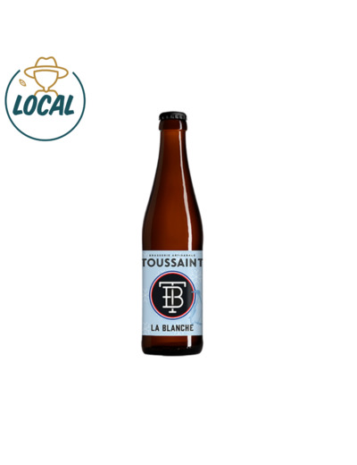 Bière artisanale locale Blanche - TOUSSAINT