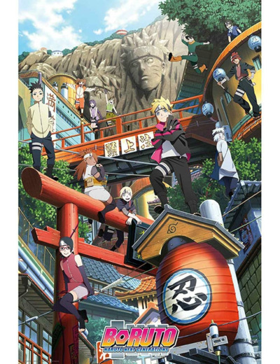 [POSTER] BORUTO - Poster Maxi 91,5x61 - Groupe Konoha