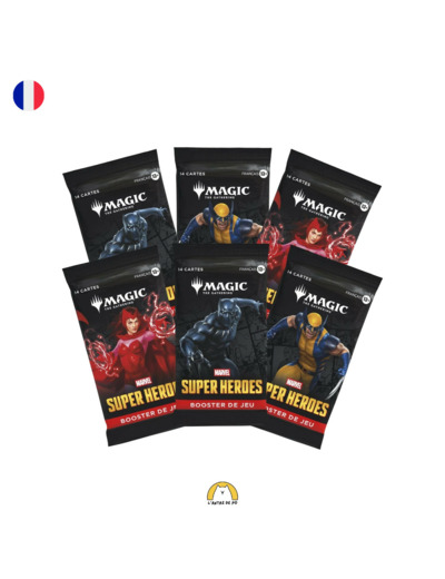 Précommande - Lot de 6 boosters Marvel Super Heroes (FR)
