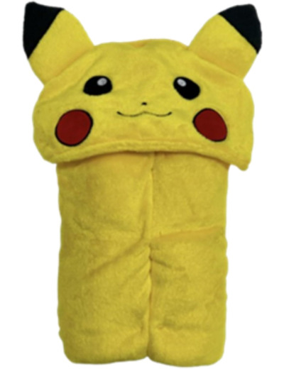 [PLAID] Pokemon - Homadict - plaid à capuche 120x150 Pikachu