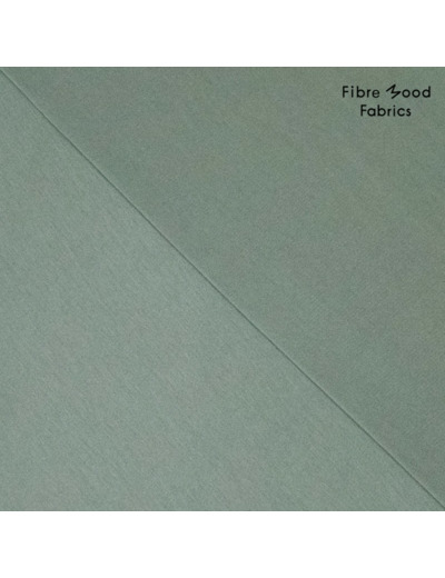 Fibre Mood - Tissu Jersey de Bambou "Dymar" Uni Couleur Vert Clair