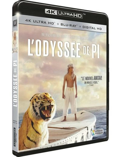 Blu-Ray L'odyssée de pi 4k ultra hd