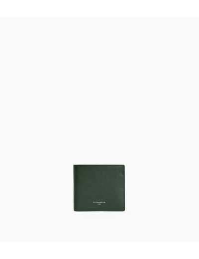 Porte cartes horizontal Lucien en cuir grainé
