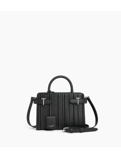 Petit sac à main Emilie en cuir tressé réemployé