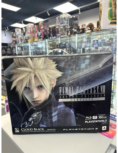 Console Sony Final Fantasy VII Advent Children Complete [Cloud Black Edition] - Console PS3 160 Go - import japon