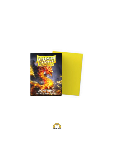 Sleeves Dragon Shield Matte Dual : Lightning