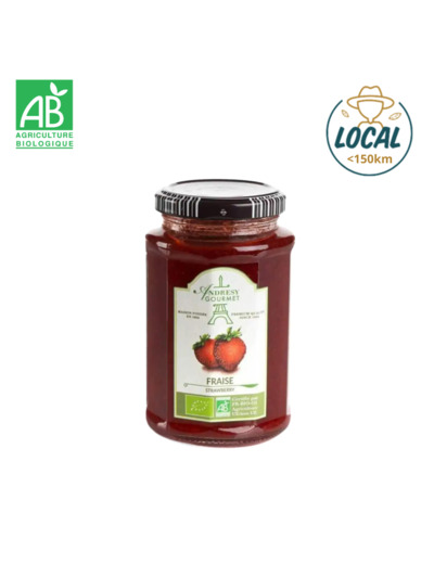 Confiture Fraise bio Andrésy