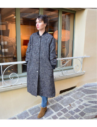 Singulière par Cousette – Patron Couture Manteau femme "Frisquette" du XS au XL