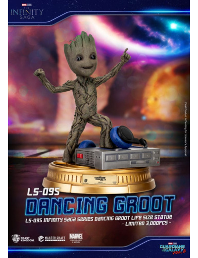 [Taille Réel] Les Gardiens de la Galaxie 2 - statuette 1/1 - Dancing Groot Exclusive