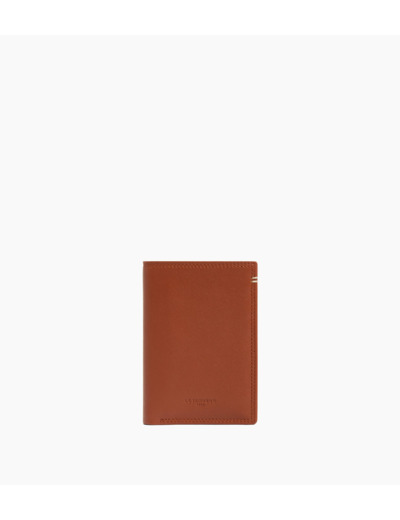 Porte cartes vertical Martin en cuir lisse